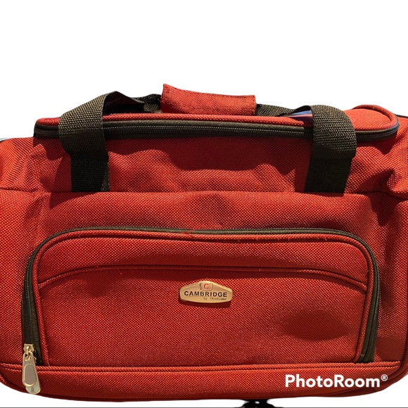 CAMBRIDGE Carry-On Travel Bag – Maroon | New Without Tags - Picture 2 of 10